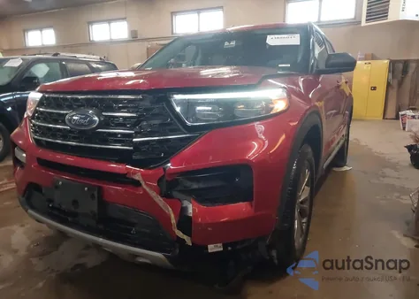 2022 Ford Explorer Xlt z USA, uszkodzony, nr VIN 1FMSK8DHXNGC18619